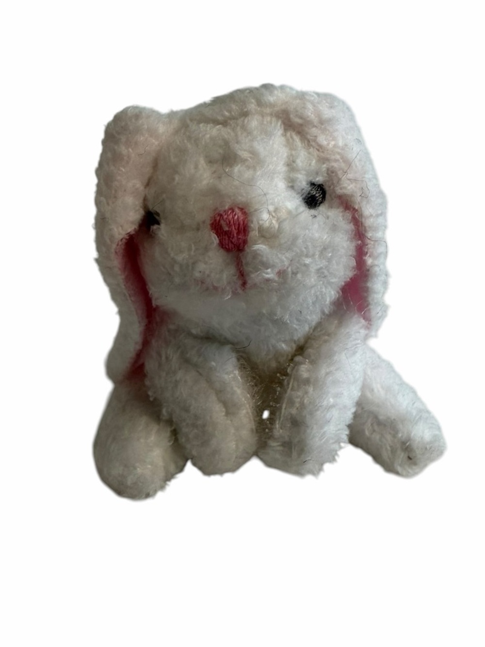 Retired Mini Whimzy Pets Series Plush Pinky Bunny